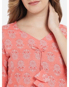 Cotton Floral Pyjamas Set view 12