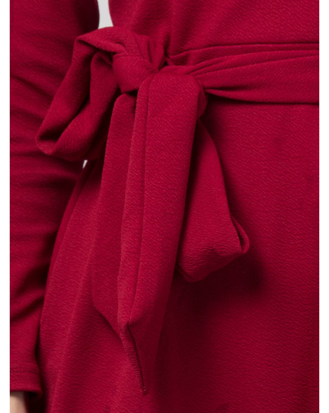 Cotton Solid Midi  A-line Dress view 5