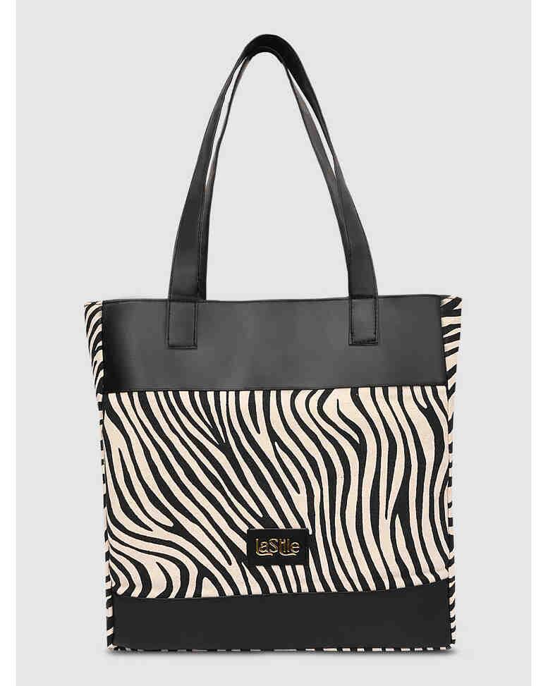LA STILE Canvas Shoulder Bag