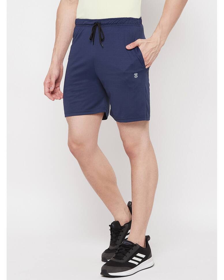 Polyester Solid Shorts view 8