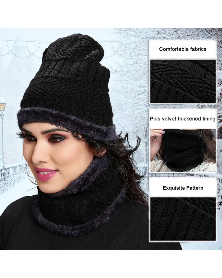 Wool Solid Woolen Caps view 4