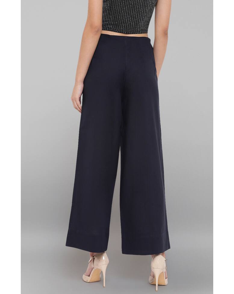 Pure Cotton Solid Palazzos view 14