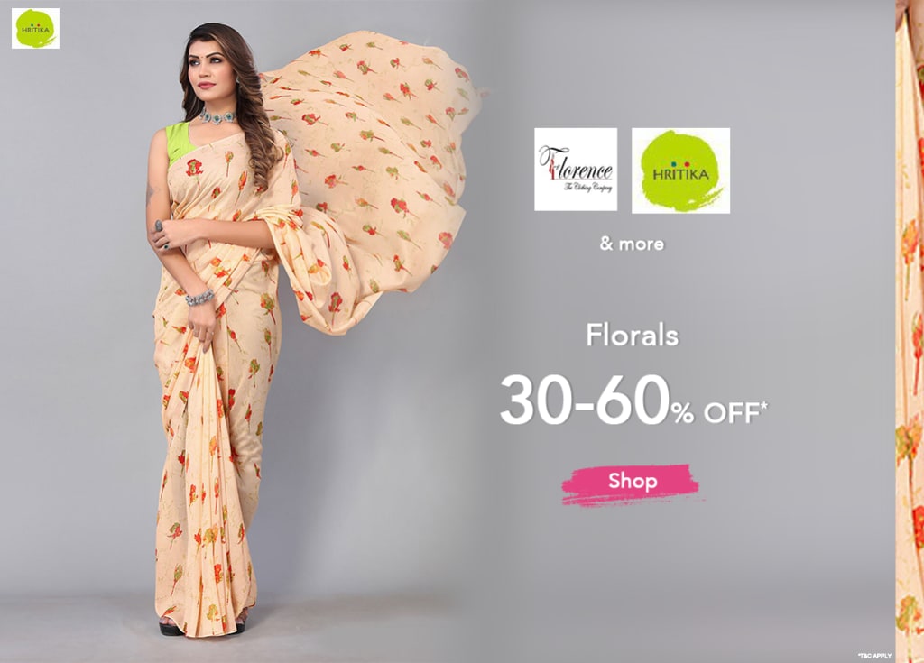 Sarees Shop Banner - Star Design