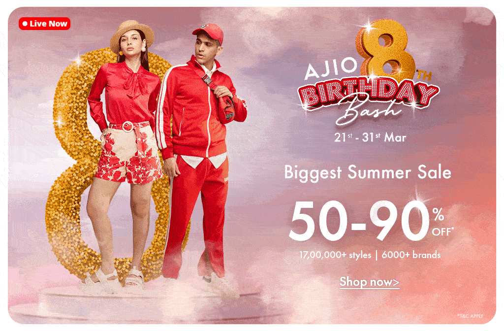 AJIO on X: Get 50-90% off on the world's leading fashion brands