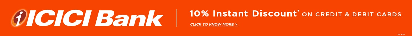 Avail Flat 10% off on Clothing, Accessories and More