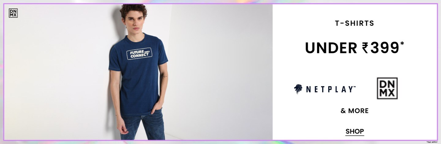 ajio.com - Mens Casual Tshirts range