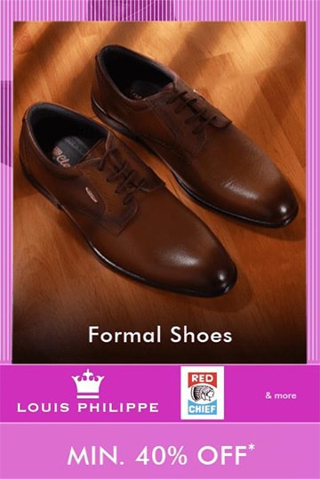 40% discount on Formal Shoes Range