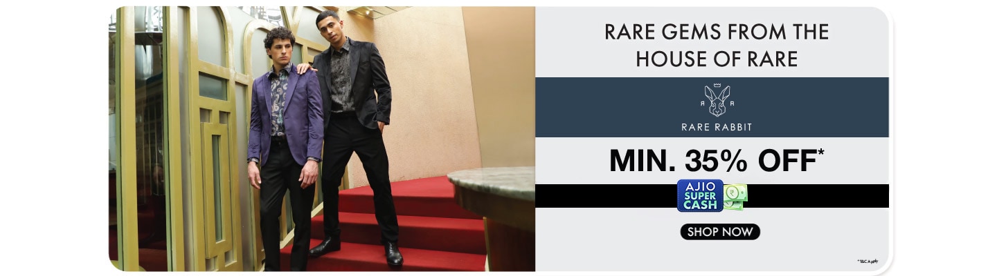 "Rare Gems from the House of Rare. Min. 35% Off on latest styles  Tag Men"