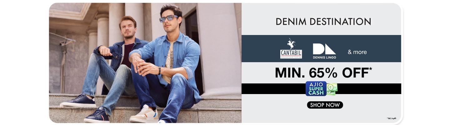 Best of Jeans Min 65 Cantabil, Dennislingo & More