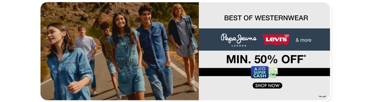 Best of Westernwear Levis, Pepejeans, and more Min 50% Off