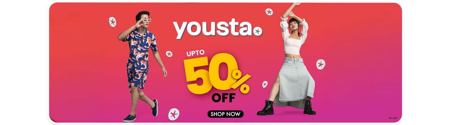 Yousta upto 50%