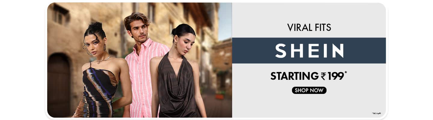 Shein Viral Fits collection starting at Rupees 199. Handpicked trends premium collection honest prices.