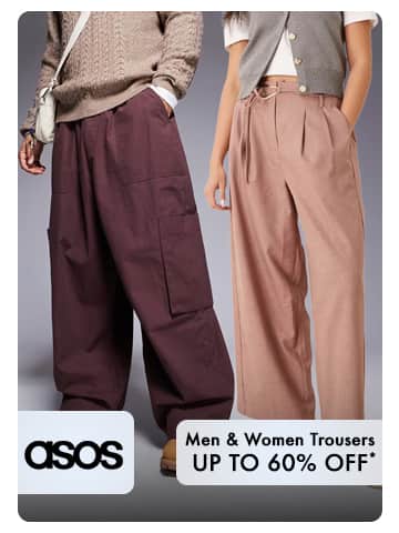 ASOS - Men & Women Trousers Upto 60% off