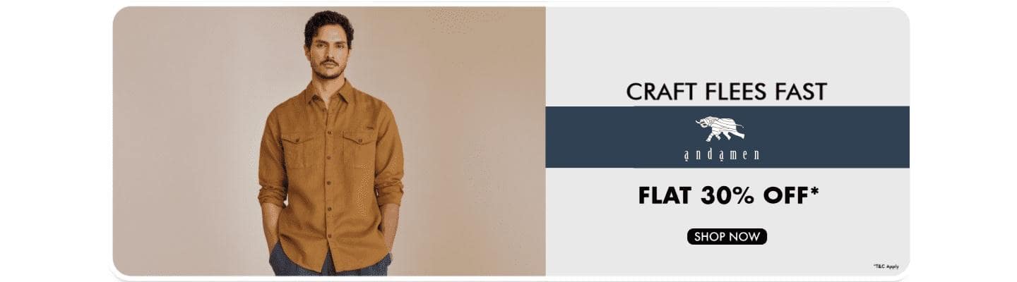 Andamen : Flat 30% off