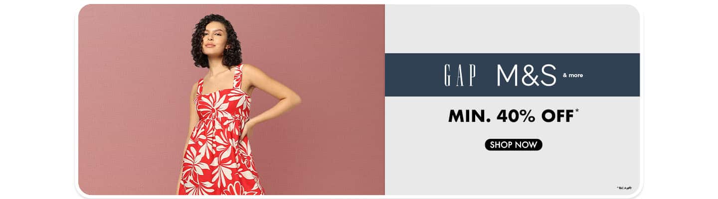 Vibrant Dresses GAP M S and more Min 40 per off
