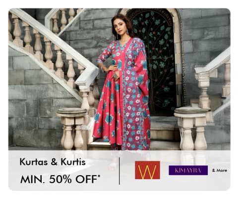 Kurta and Kurtis (W, Kimayra and more) Min 40