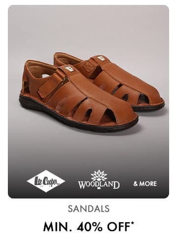 Sandals (Lee Cooper, Woodland and more) Min 40