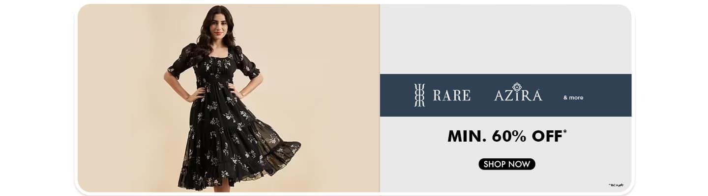 Tops & Dresses with  Min 60% off Rare, Azira & more