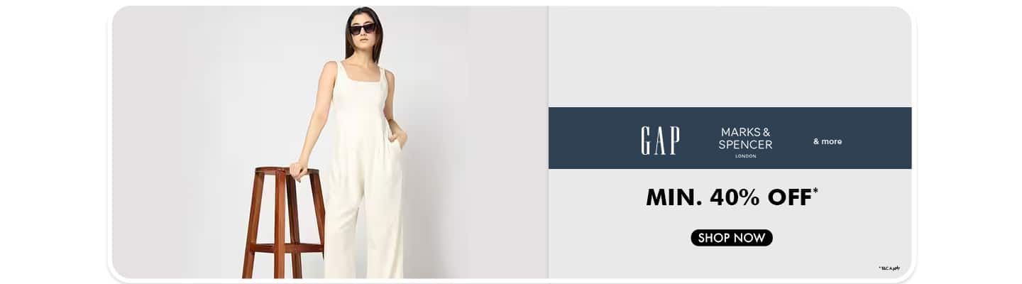 Vibrant Dresses GAP M S and more Min 40 per off
