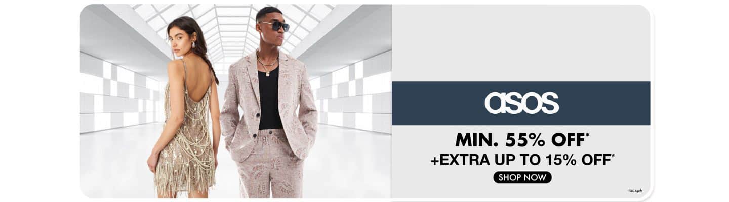 ASOS: Min 55% off + extra upto 15% off use coupon: ILOVEASOS
