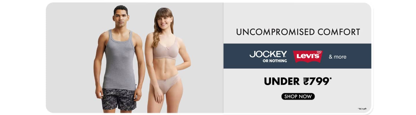 Innerwear & Lounge wear Under 799  Jockey, Levis & more