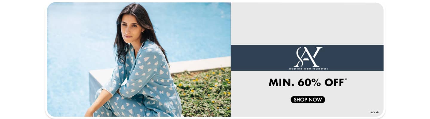 SAY - Min 60% off