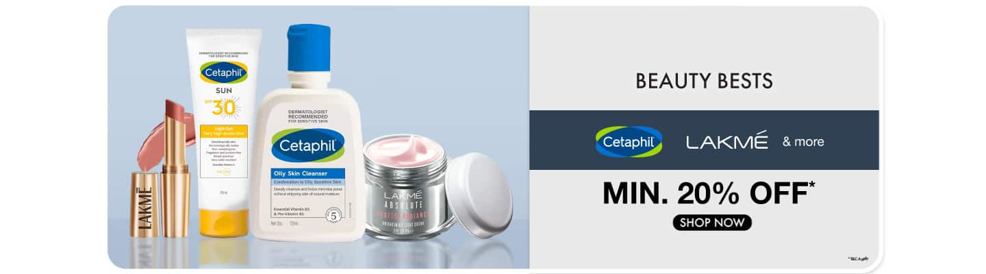 Best of Beauty Min 20% Cetaphil, Lakme & More