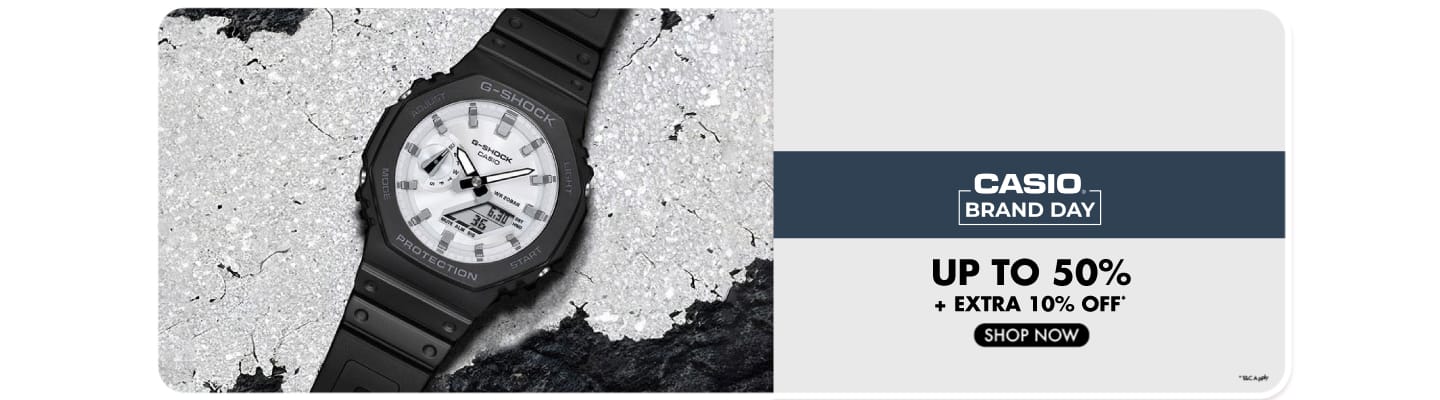 Brand Day-Casio upto 50% off + EXtra 10%
