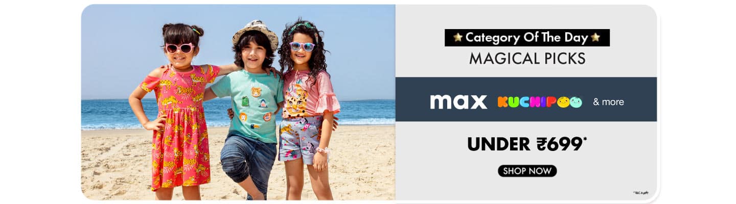 Category Day--Outfits with a Dash of Magic Under 699 Max Kids Kuchipoo & More