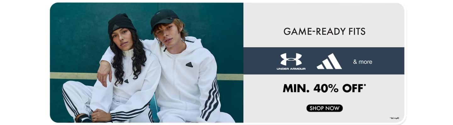 Best of Sportswear at min 40 Adidas Under Armour and more