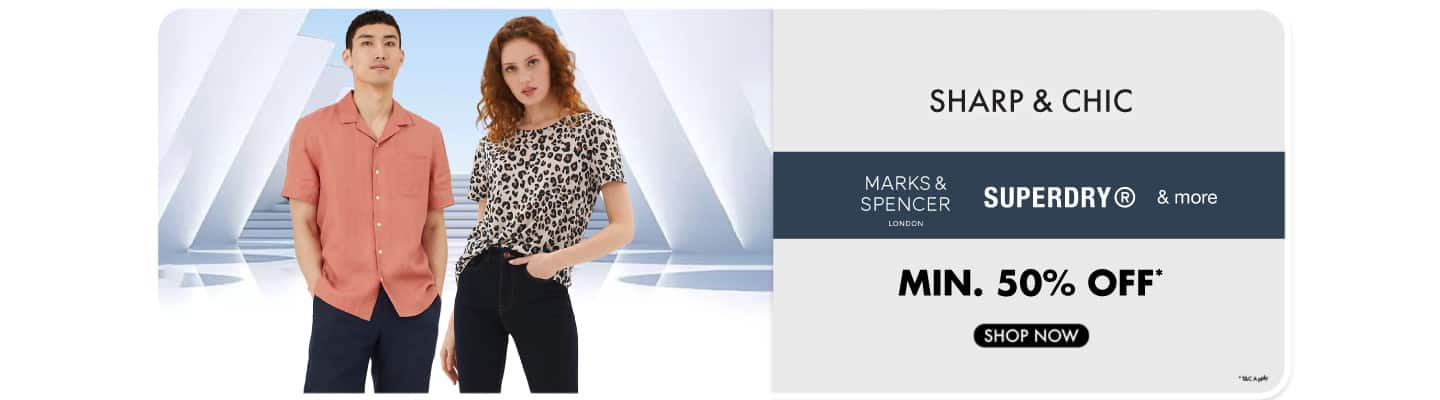 Premium Fits SD, M&S and more min 50