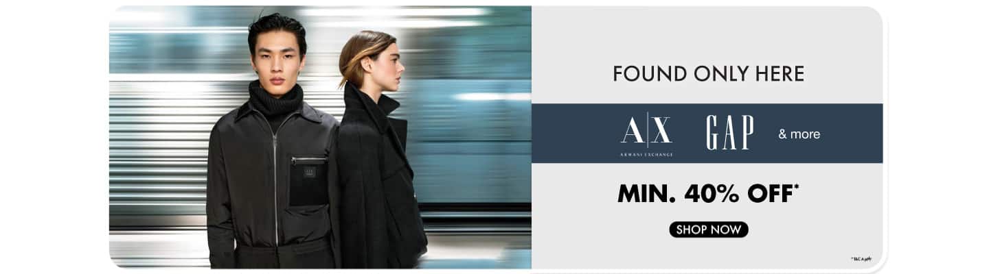 Ajio's Signature Brands - No where else AX Gap and more min 40