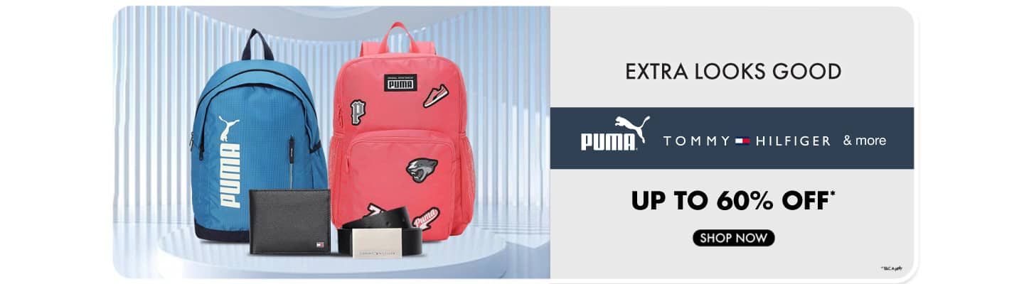 Lifestyle Accessories upto 60 off Tommy Hilfiger Puma & more