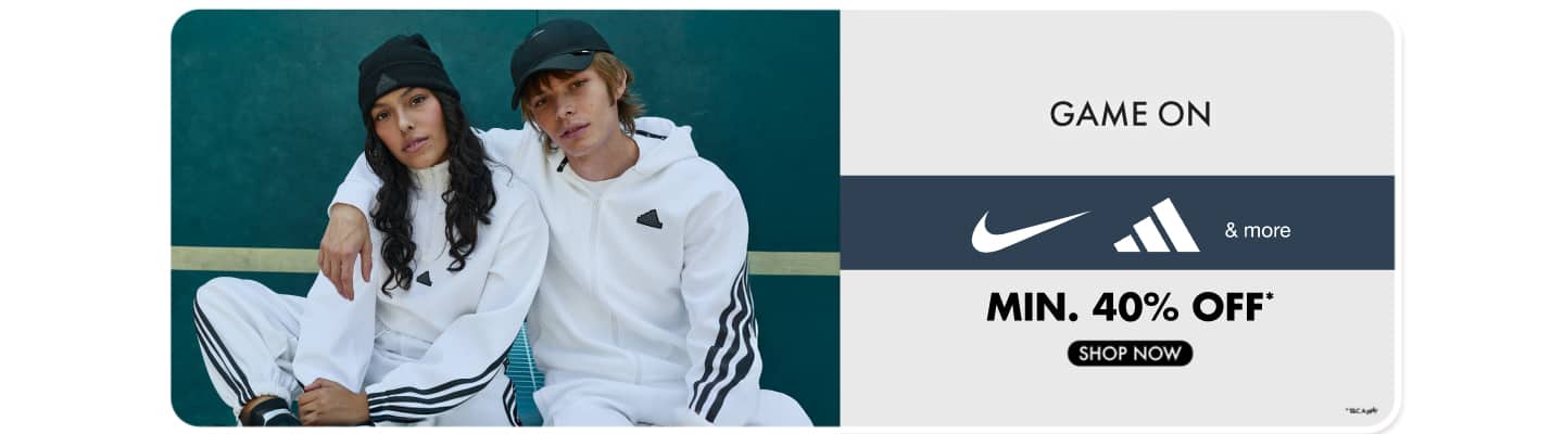 Best of Sportswear min 40 nike Adidas and more