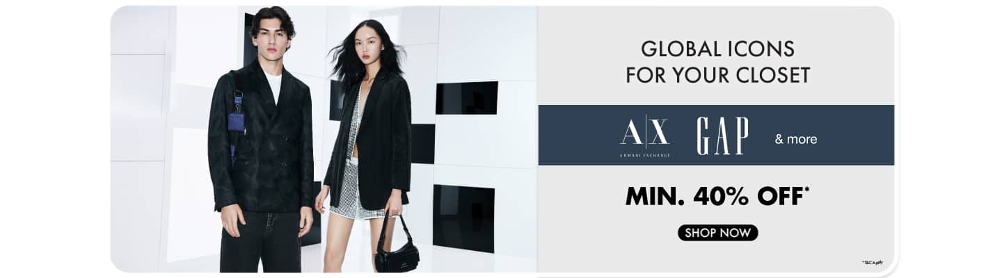 Largest Collection of Global Brands AX, Gap & more min 40