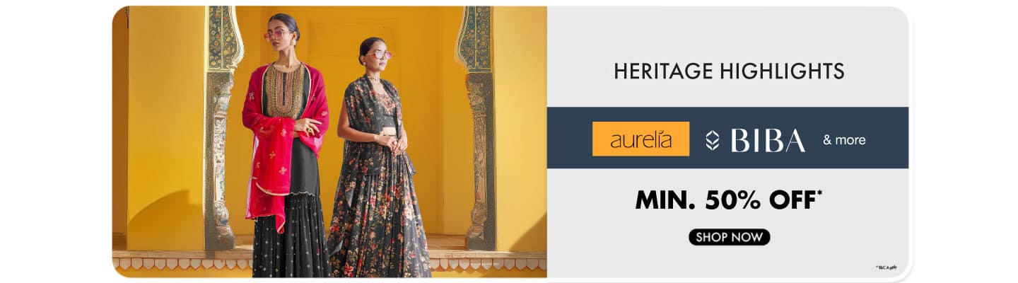 Best of Ethnicwear Biba, Aurelia and more min 50