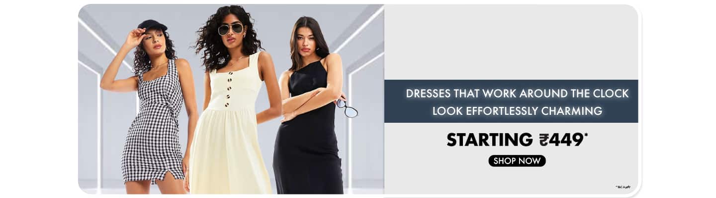 """Let Your Style Blossom"" Feminine cuts, flowing fits & blooming prints- Starting 449"