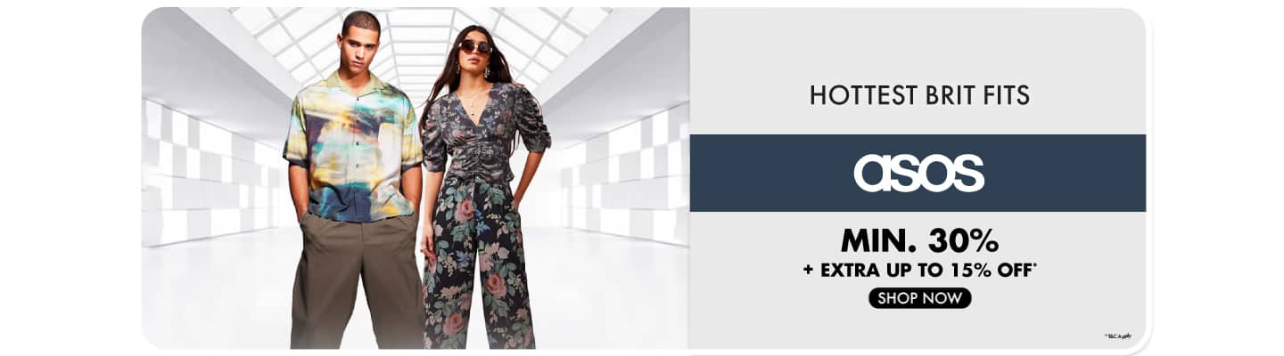 ASOS: Prints with Purpose Min 30% off + Extra Upto 15% off