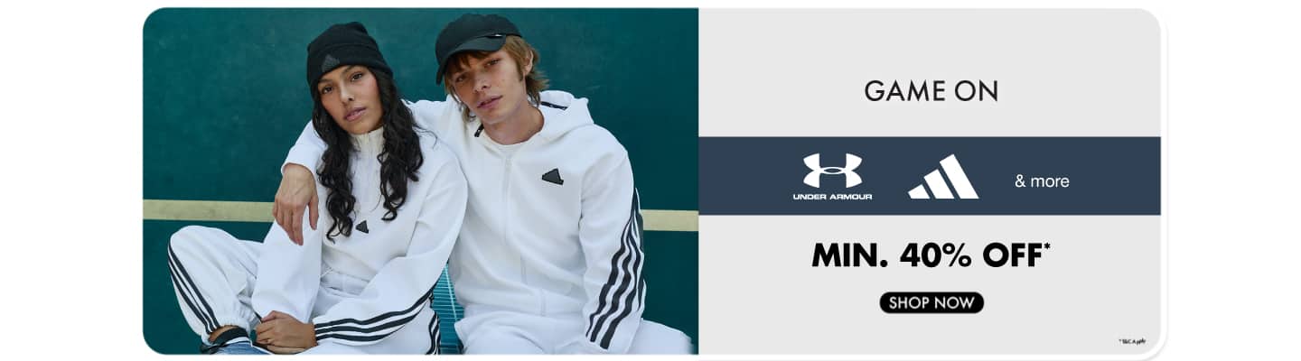 Best of Sportswear at min 40 Adidas Under Armour and more