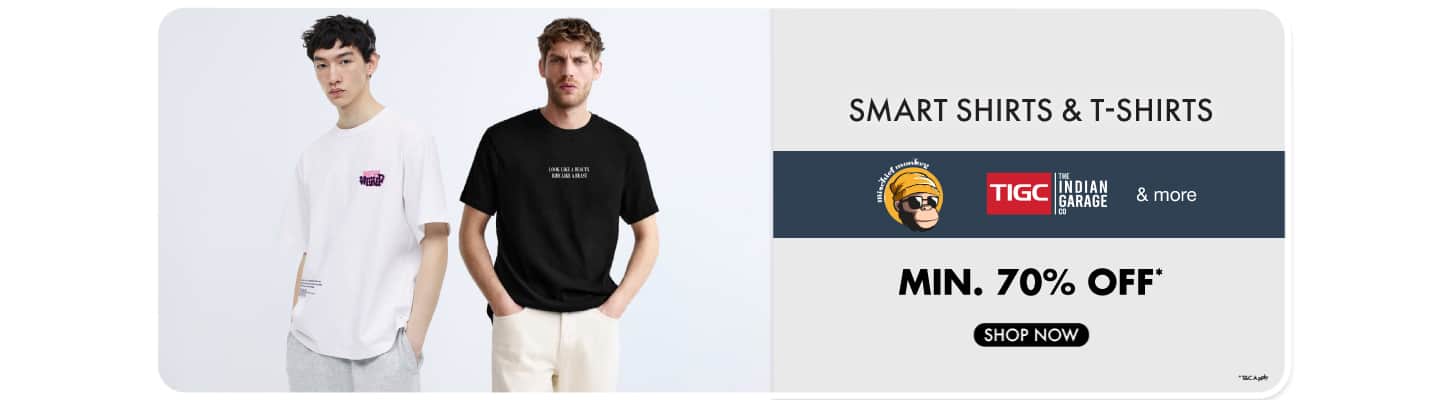 Smart shirts and T Shirts Min 70 Mischief Monkey TIGC  and more