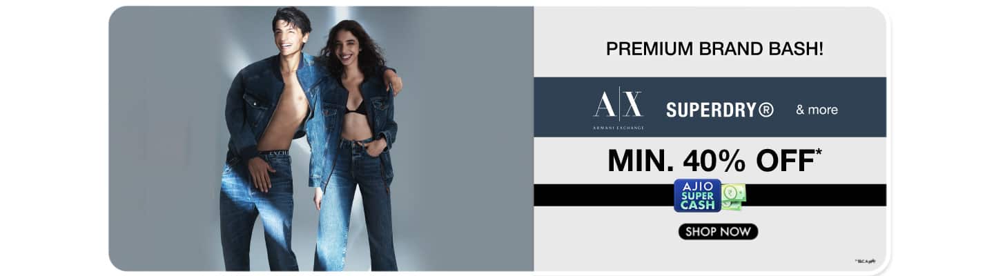 Premium Brand bash! AX SD and more at Min 40%