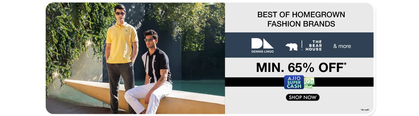 Flaunt the Best of Homegrown Fashion Brands Dennislingo The Bear house and More Min 65%
