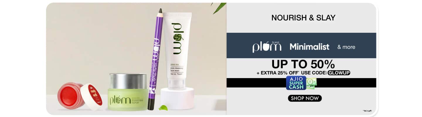 Nourish & Slay – Plum, Minimalist & More  Up to 50% Off!+ Extra 25% Code: GLOWUP