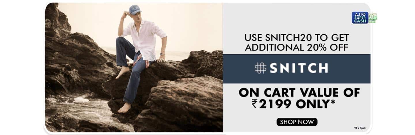 Snitch 30 to 50 Percent Off