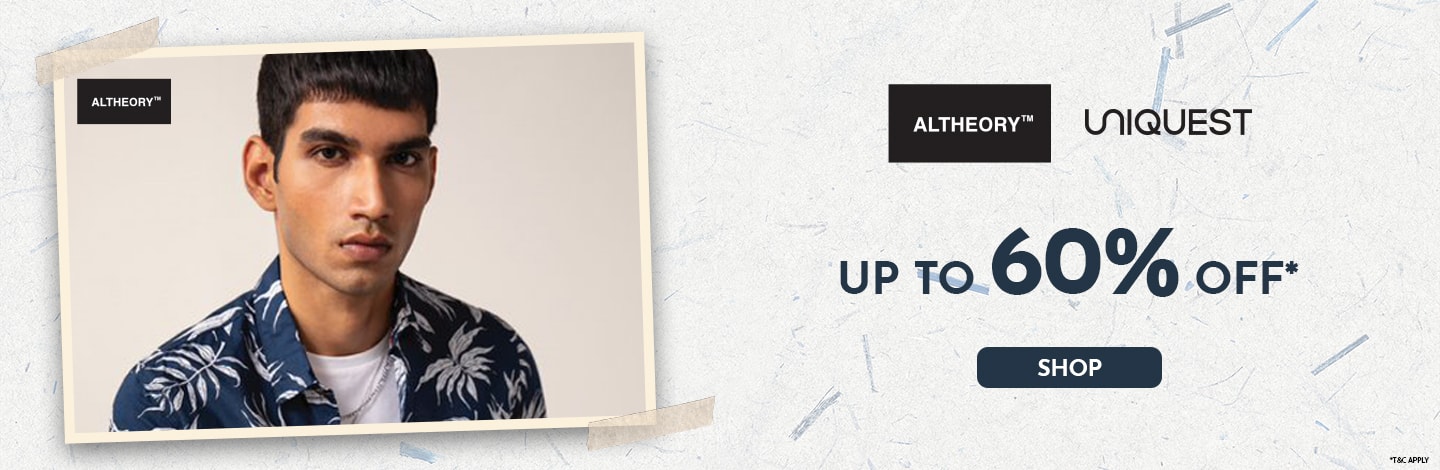 ajio.com - Get Upto 60% OFF on ALTHEORY Men's Fashion and Accessories