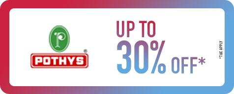 Ajio.com - Get Up To 30% off on Pothys Saree