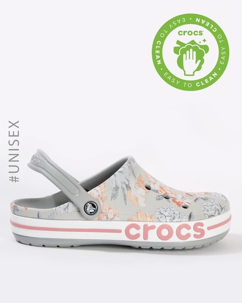 crocs floral print