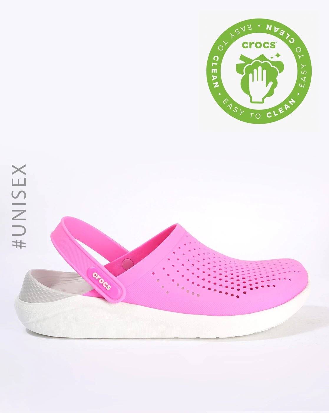 light pink crocs