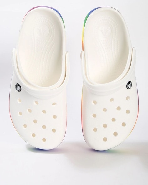 Buy White Flat Shoes for Women by CROCS Online Ajio