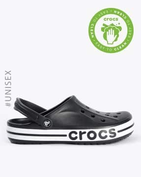 crocs black slippers
